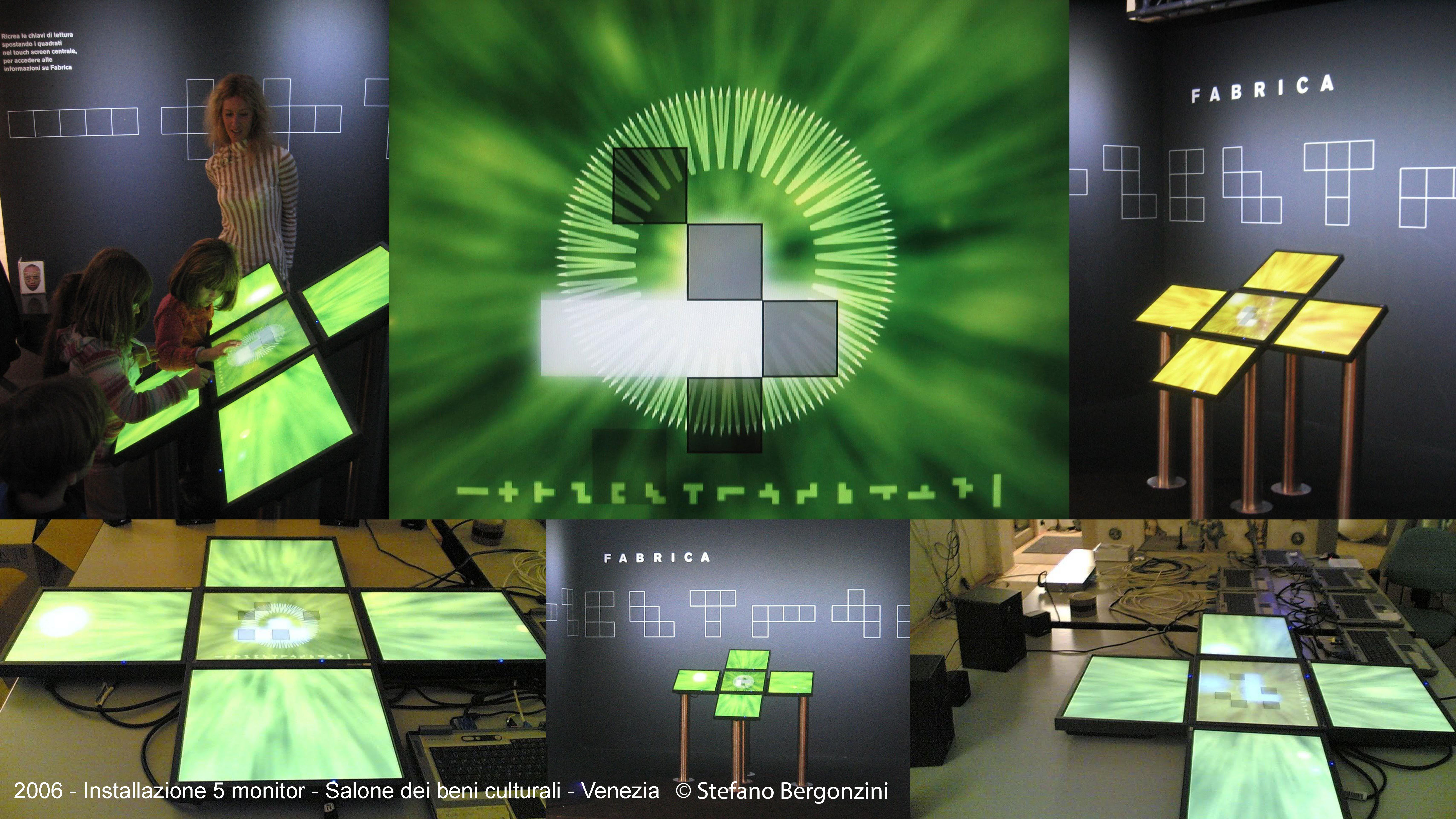 Installazione 5 monitor