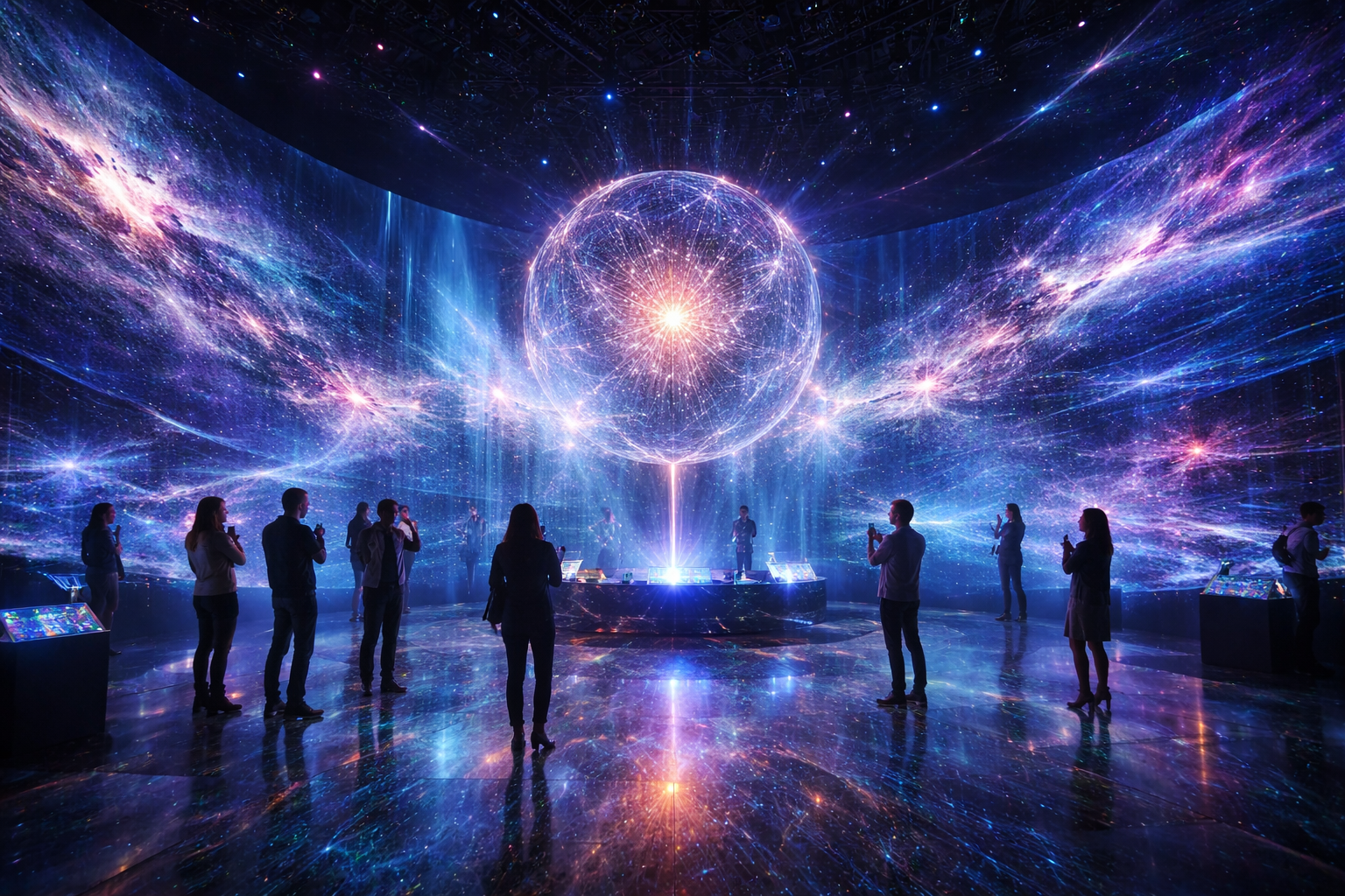 Ambiente audiovisivo immersivo — Studio Alpha Channel